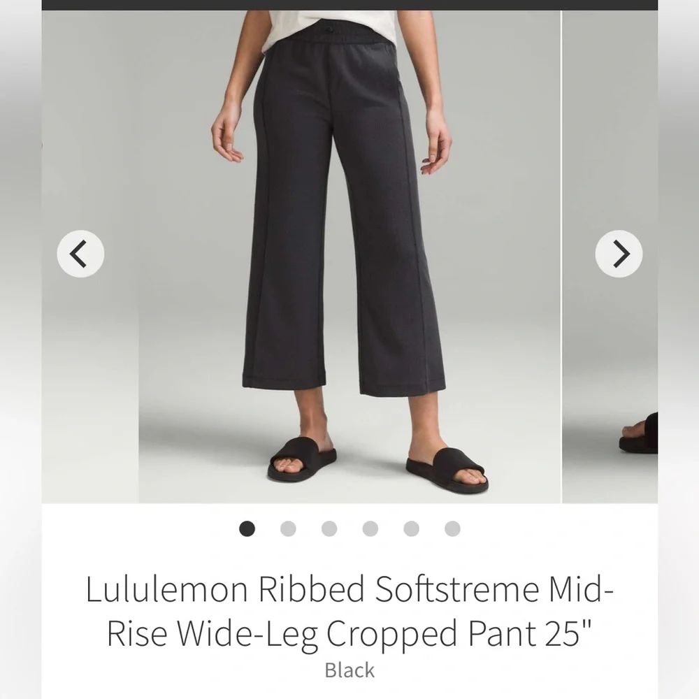 Lululemon Athletica Charcoal Pants - Picture 4 of 4
